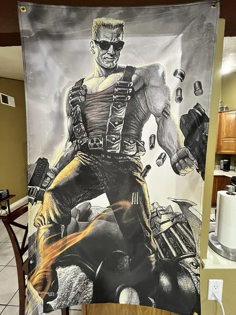 Duke Nukem 3D 5ft Flag Banner 1996 3D Realms Poster PC